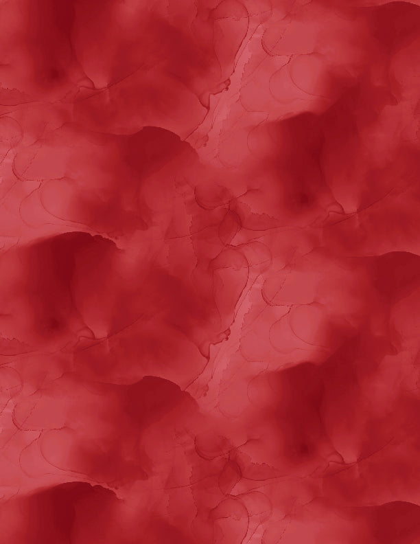108" Watercolor Texture Wide Back - Red