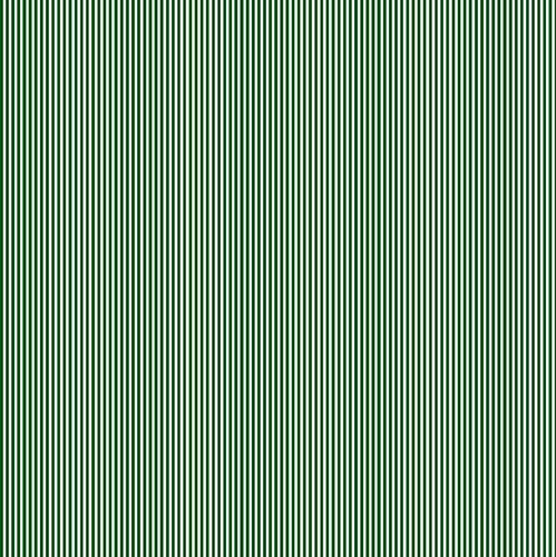 Pinstripes - Dark Green/White - narrow green & white stripes