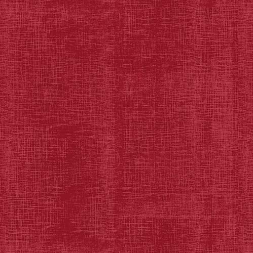 Canvas Texture - Ruby Red - red crosshatch texture