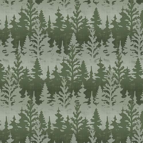 Timberland Trails - Trees - Green - layers of green trees