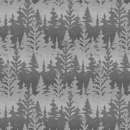 Timberland Trails - Trees - Gray - layers of gray trees
