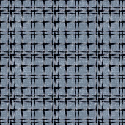 Timberland Trails - Plaid - Blue - blue & black plaid