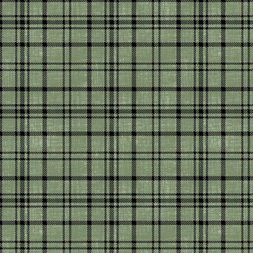 Timberland Trails - Plaid - Green - green & gray plaid