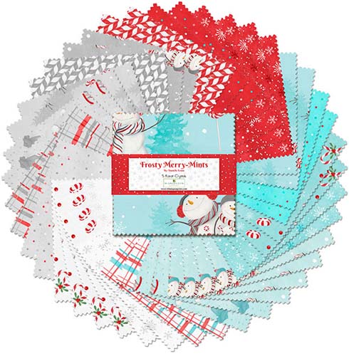 Frosty Merry Mints - 5 KaratCrystals - 5in sq, 42/pk