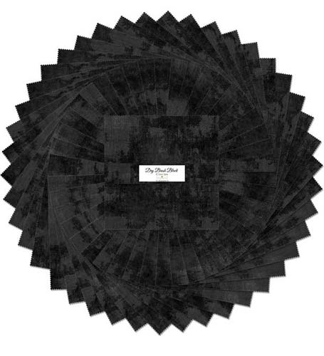 Essential Dry Brush - 10 Karat Jewels - Black - 42 10 inch squares