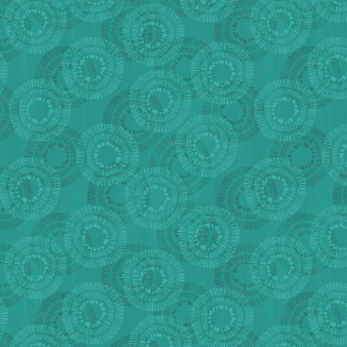 Essentials Circle Burst - Teal, tone on tone