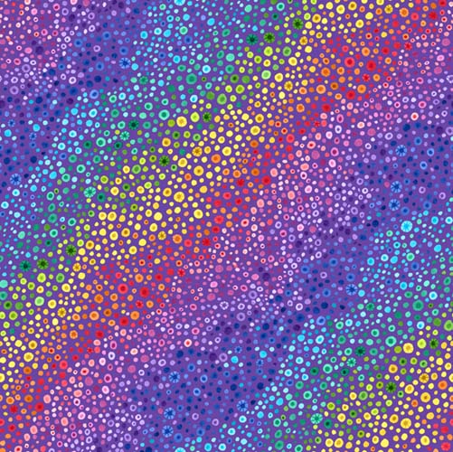 Bubble Up - Purple - Rainbow of bubbles on purple