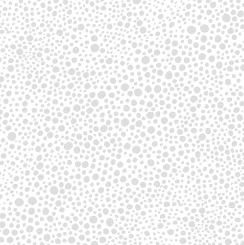 Glass Beads - White on white - various size white beads on white