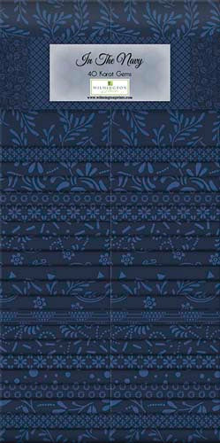 In The Navy-40 Karat Gems-40 Strips-21/2in. Wide