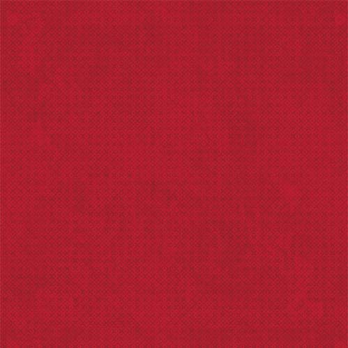 Essentials Criss Cross - Holiday Red - bright red tone on tone texture