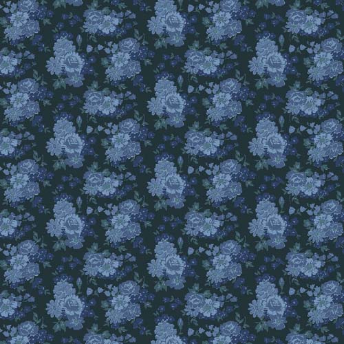 Rainbow Sampler - Roses - Blue