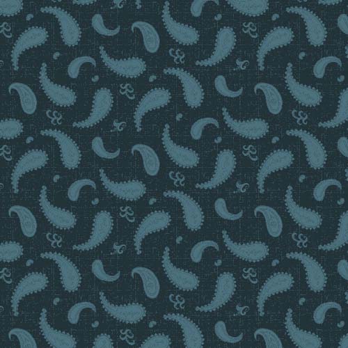 Rainbow Sampler - Large PaisleY - Blue/Green
