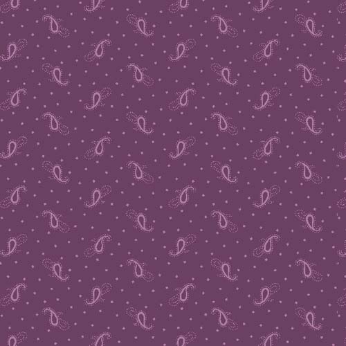 Rainbow Sampler - Simple Paisley - Purple
