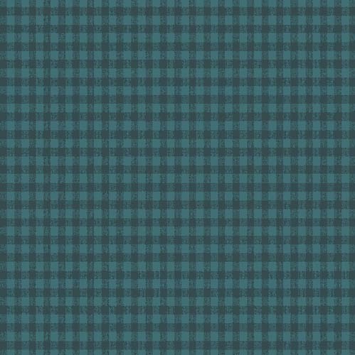 Sentiments - Gingham - Blue - 1/4" dark/light blue check