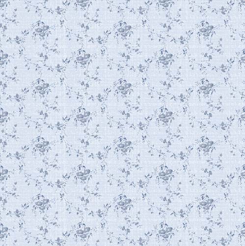 Radiance - Small Floral -Light Denim - Small bllue floral on light blue
