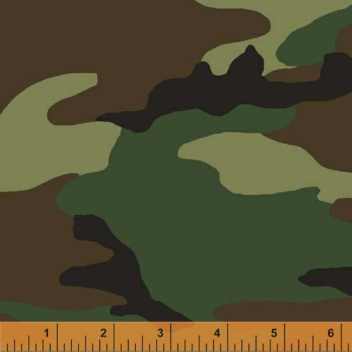 Camoflauge -Woodland camo - green and brown camo