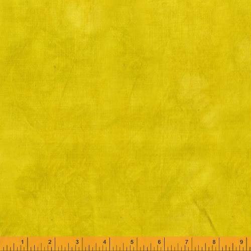 Palette Solids - Chartreuse- mottled yellow green by Marcia Derse
