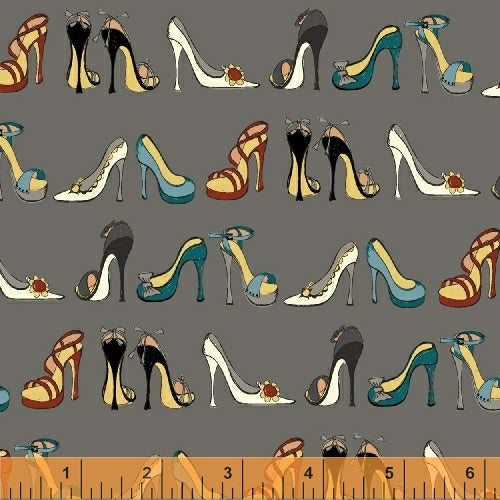 Girls Night Out - Shoes - Grey by Terri Degenkolb