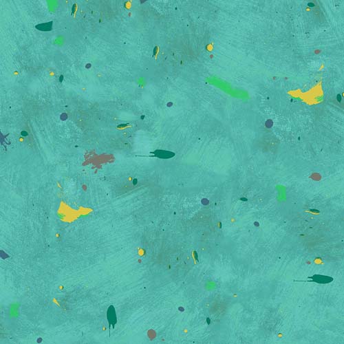 Marble Run - Splash - Robin'sEgg- dots & splashes on lt blue by Marcia Derse