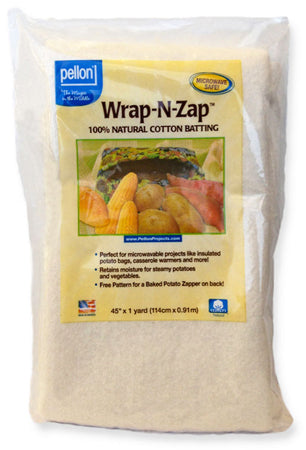 Pellon Wrap N Zap Microwavable Batting - 45-in x 36-in WZ-45