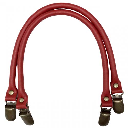 Leather Like Purse Handles - Red 16" - Inazuma YAK-4210-2