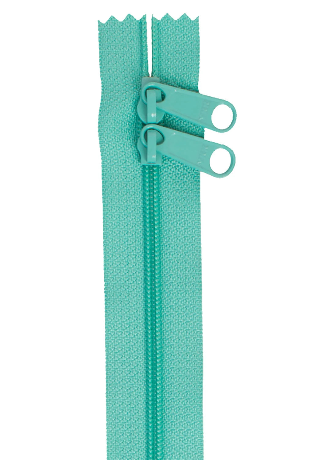Double Slide Handbag Zipper - 30 inch - Turquoise from Byannie