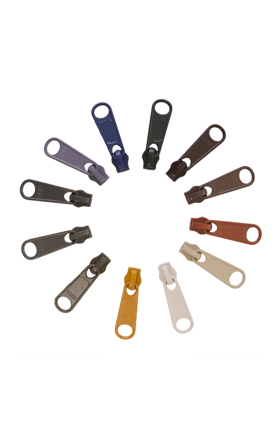 By Annie - Zipper Pull Set - Neutrals- 12 extra lg neutral colored zipper pulls