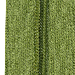 Zippers by the Yard - Olive