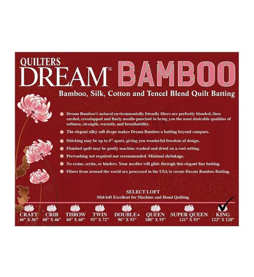 Quilters Dream Bamboo Select - King -Bamboo, silk, Cotton & Tencel