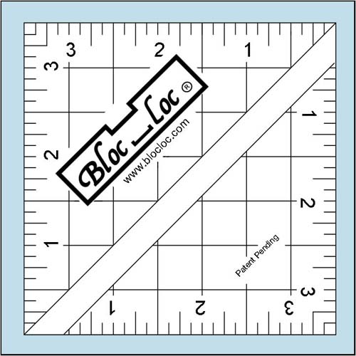 Bloc Loc Half Square 3.5 ruler