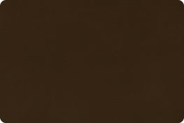 Extra Wide Solid Cuddle - Brown - 88/90" wide 100% Polyester