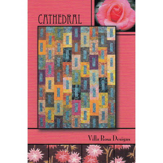 Cathedral - uses 2 1/2" strips -  by Villa Rosa Designs
