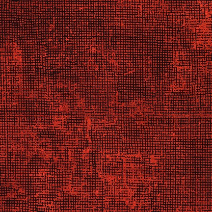 Chalk and Charcoal - Red - mottled screen print - red/black