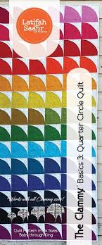 The Clammy Basics 3 - Quarter Circle Quilt-6 Sizes Included From Latifah Saafi