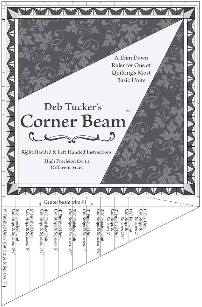 Deb Tucker's Corner Beam Template - Studio 180 Design