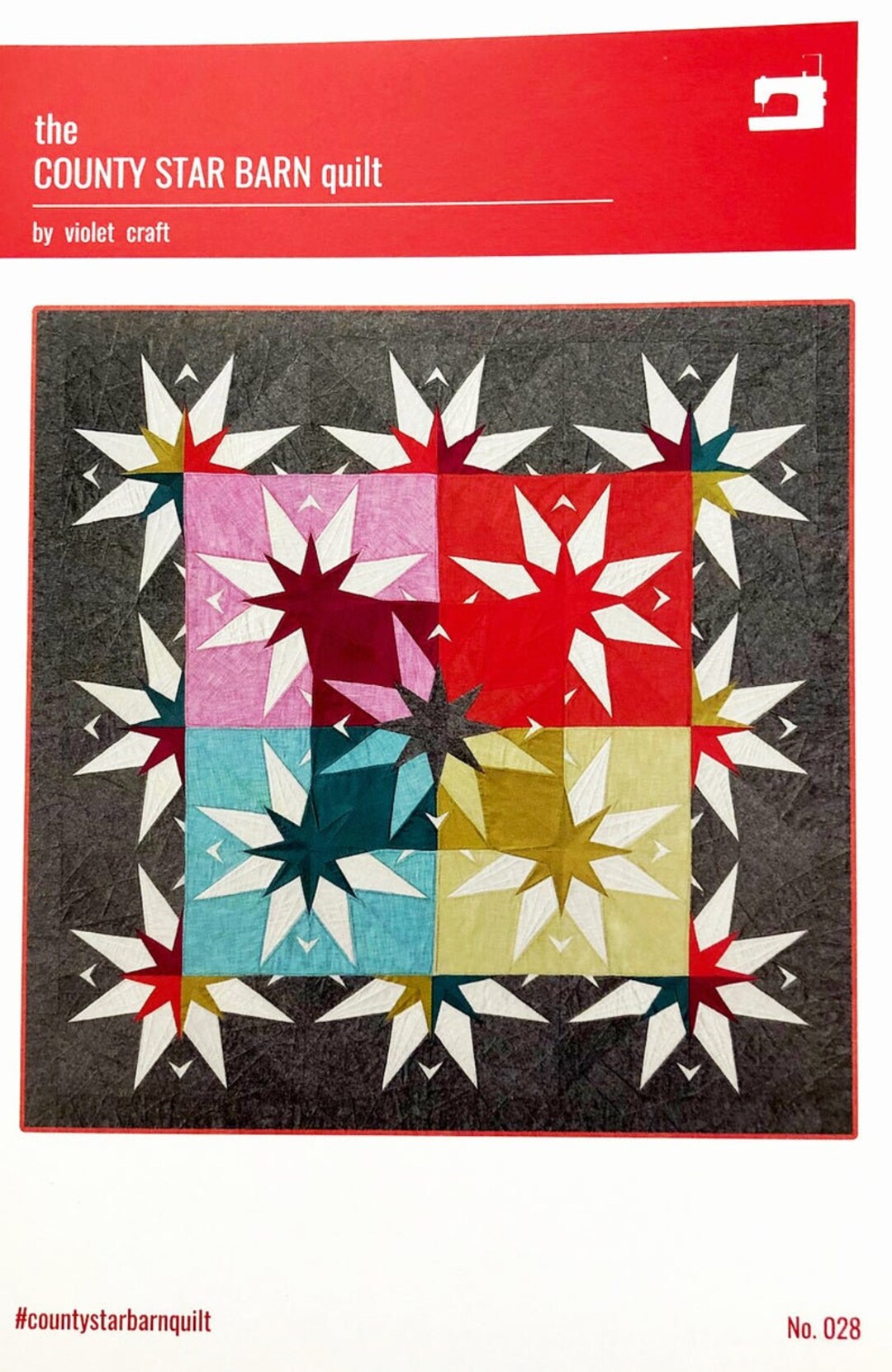 The Country Star Barn Quilt Pattern by Violet Craft