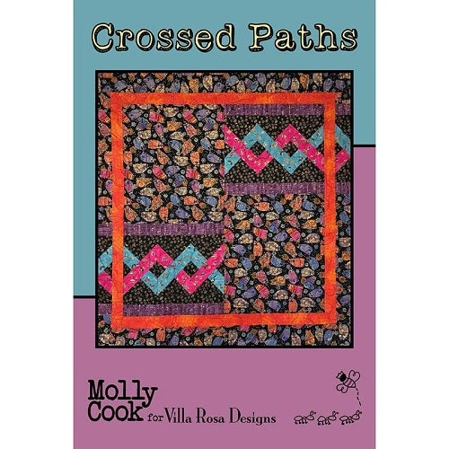 Crossed Paths - 46 x 50 by Molly Cook for Villa Rosa Designs