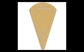 Dear Jane Border Triangle Template - 3/8 seam allowance