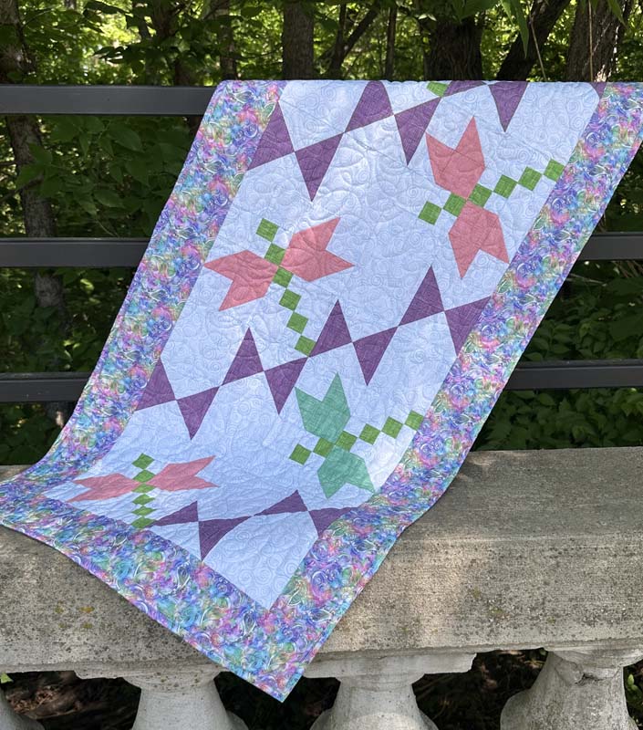 Dragonfly Dreams Table Runner22 x 46 incl. Pattern, Top & Binding