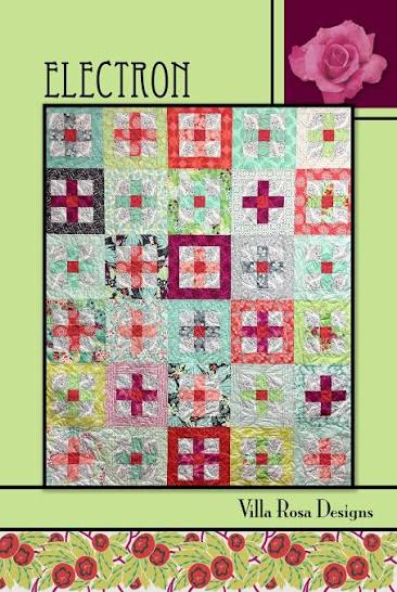 Electron - Villa Rosa Designs Qlt pattern uses40 2-1/2" strips Background is 1