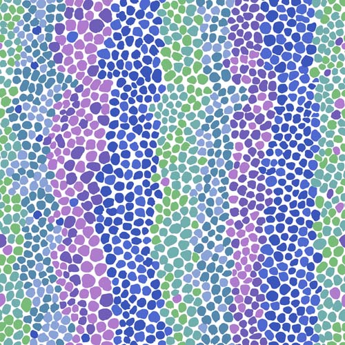 Pebble Mosaic - Ice - Feb 2021 - by Brandon Mably Kaffe Fassett Collective