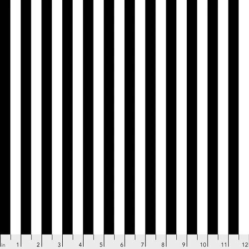 Linework - Tent Stripe, black& White Stripe by Tula Pink