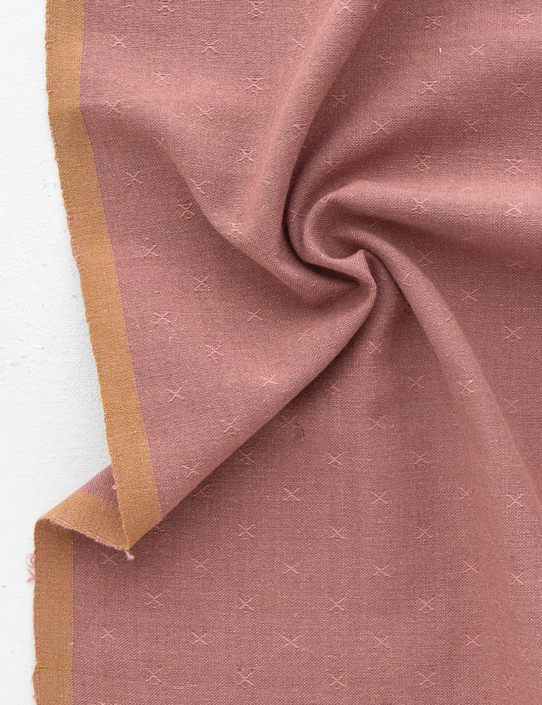 Sprout Woven - Marsala -texture w/a small woven "x"
