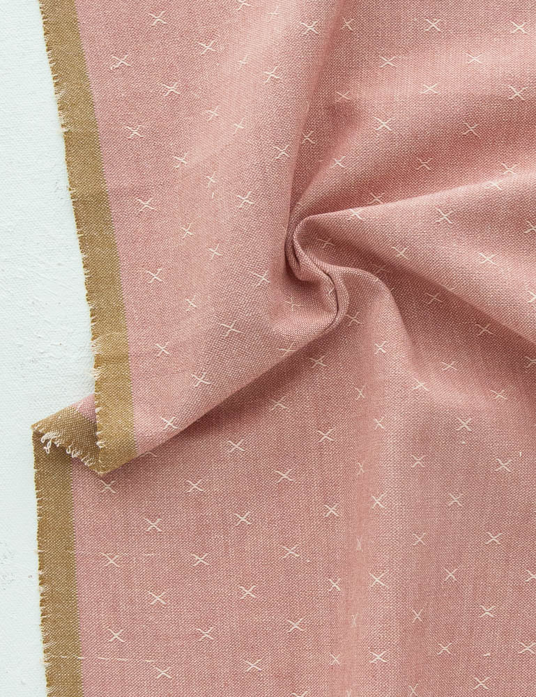 Sprout Woven - Wild Rose -texture w/a small woven "x"
