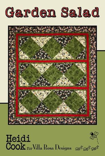 Garden Salad - Finishes 65 x 72 by Heidi Cook for Villa Rosa Designs