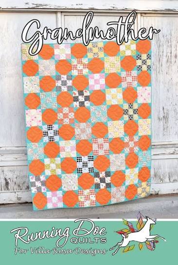 Grandmother - by Running Doe Quilts - 60 x 75  Villa Rosa Designs