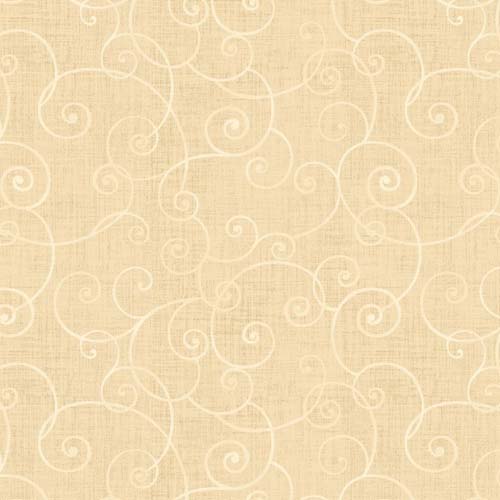 Whimsey Basic - Soothing Swirl- Cream - Tone on Tone by Color Principle