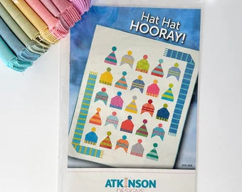 Hat Hat HoorayHats and scarf quilt - various sized quilts