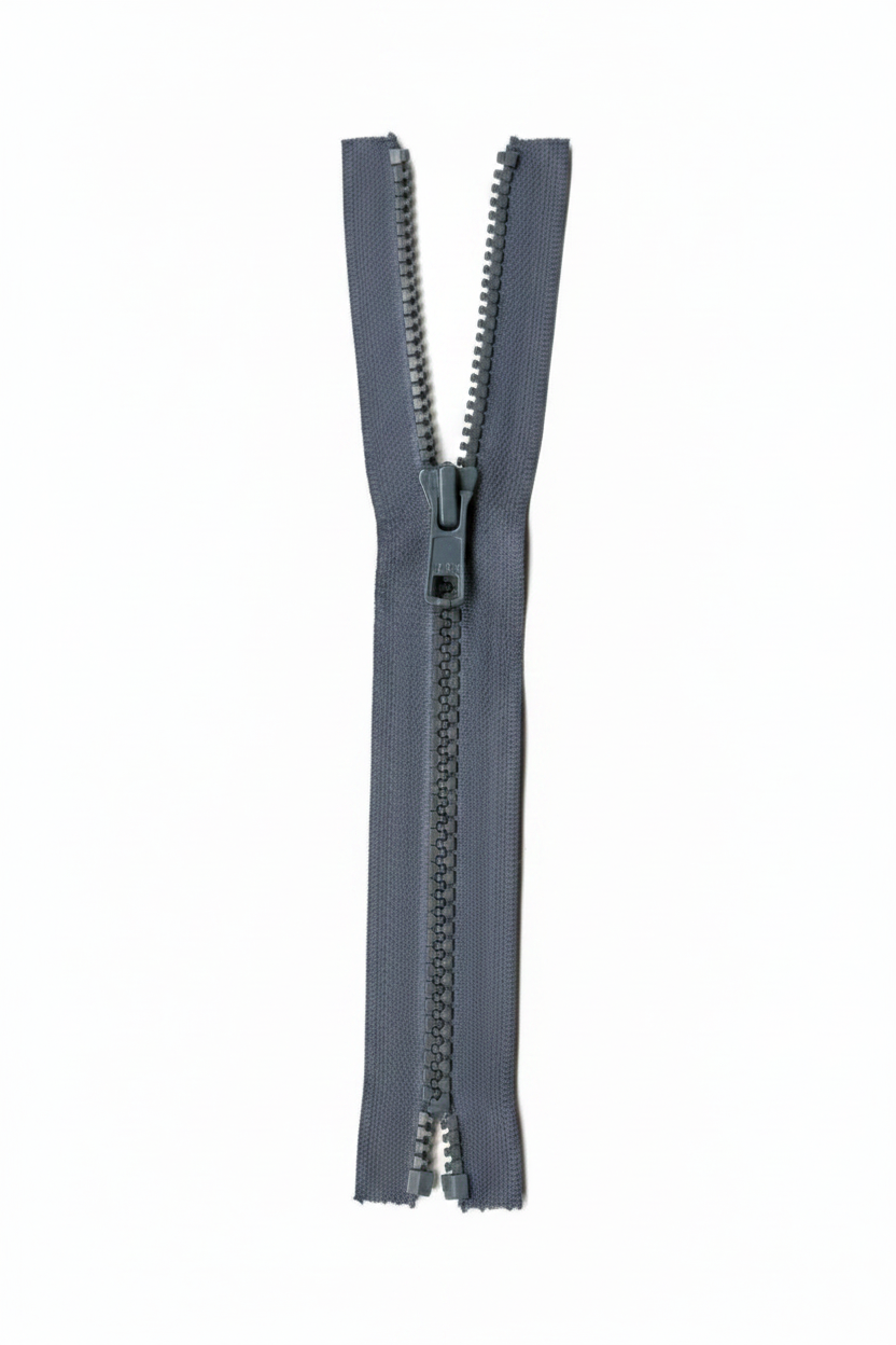 YKK 14-inch grey separating zipper - VSP14-578A