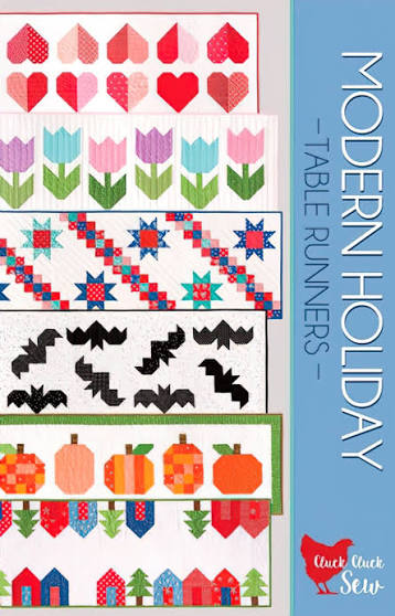 Modern Holiday table runners -by Cluck Cluck Sew - 6 holidays